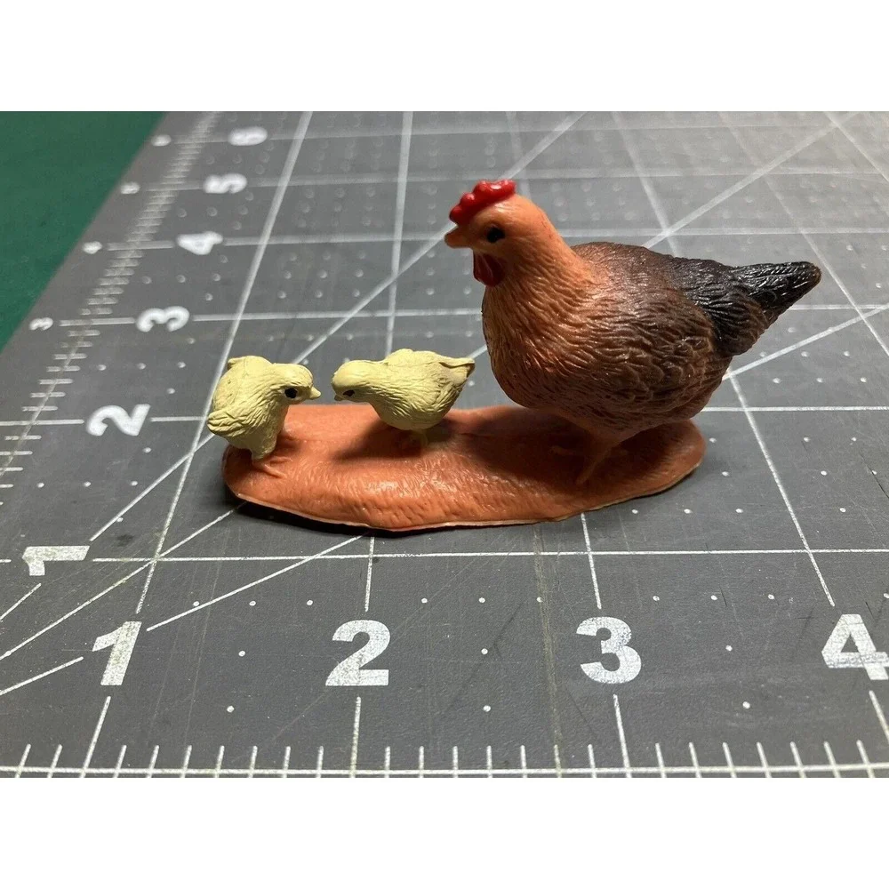 Popak New Ray Country Life Farm Playset Chicken Coop Egg Roosters Fence Sound